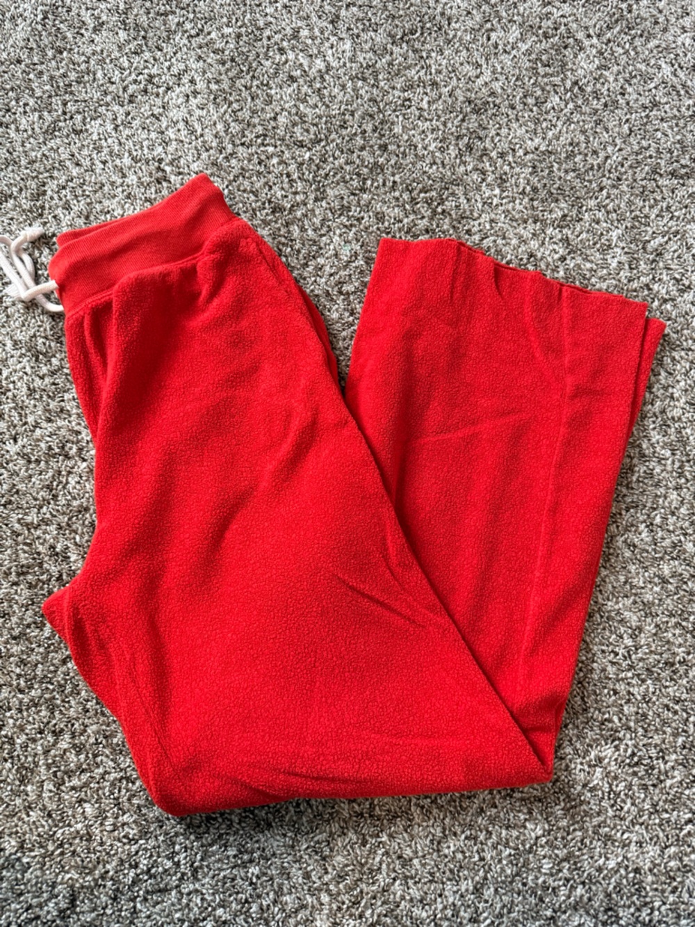 aerie Bright Red Ribbed pants